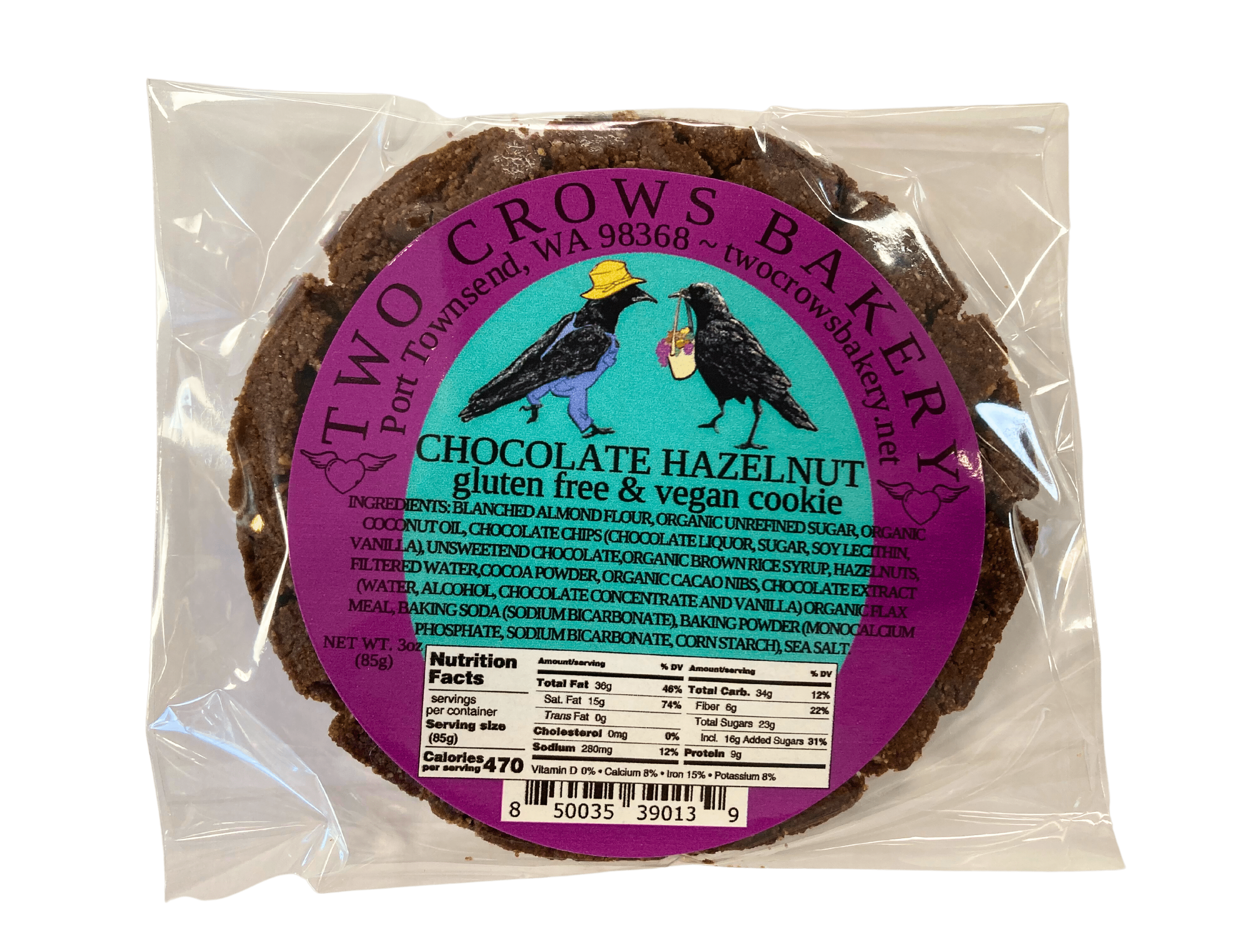 Cookies, Gluten-Free, Vegan, 3 oz