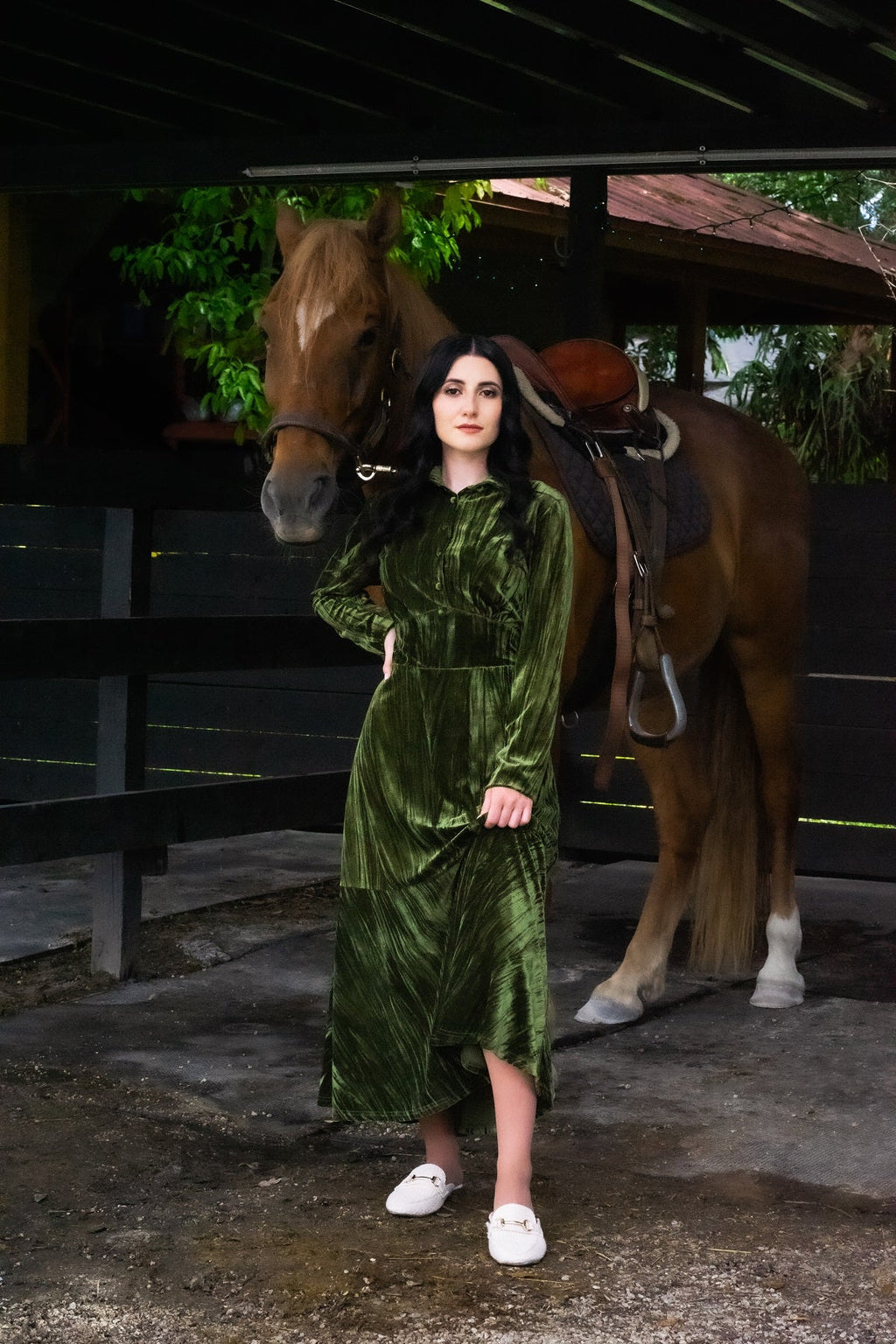 Michal Velvet Dress