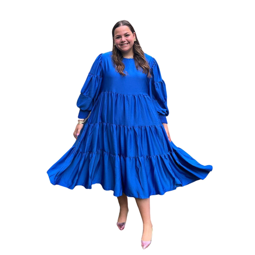 Swuun Sapphire Blue Ethereal Dress