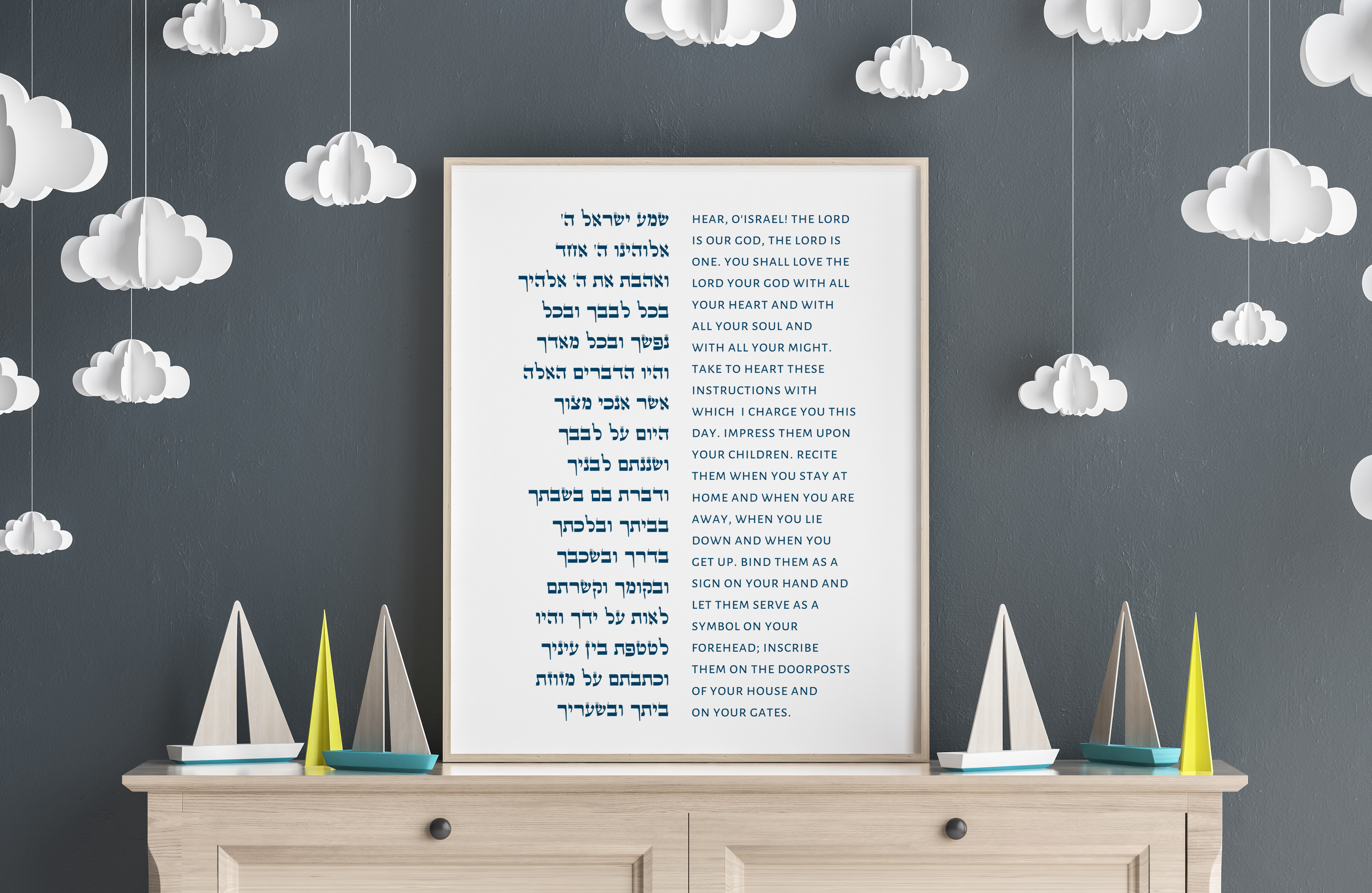 The Shema - Deuteronomy 6:4-9