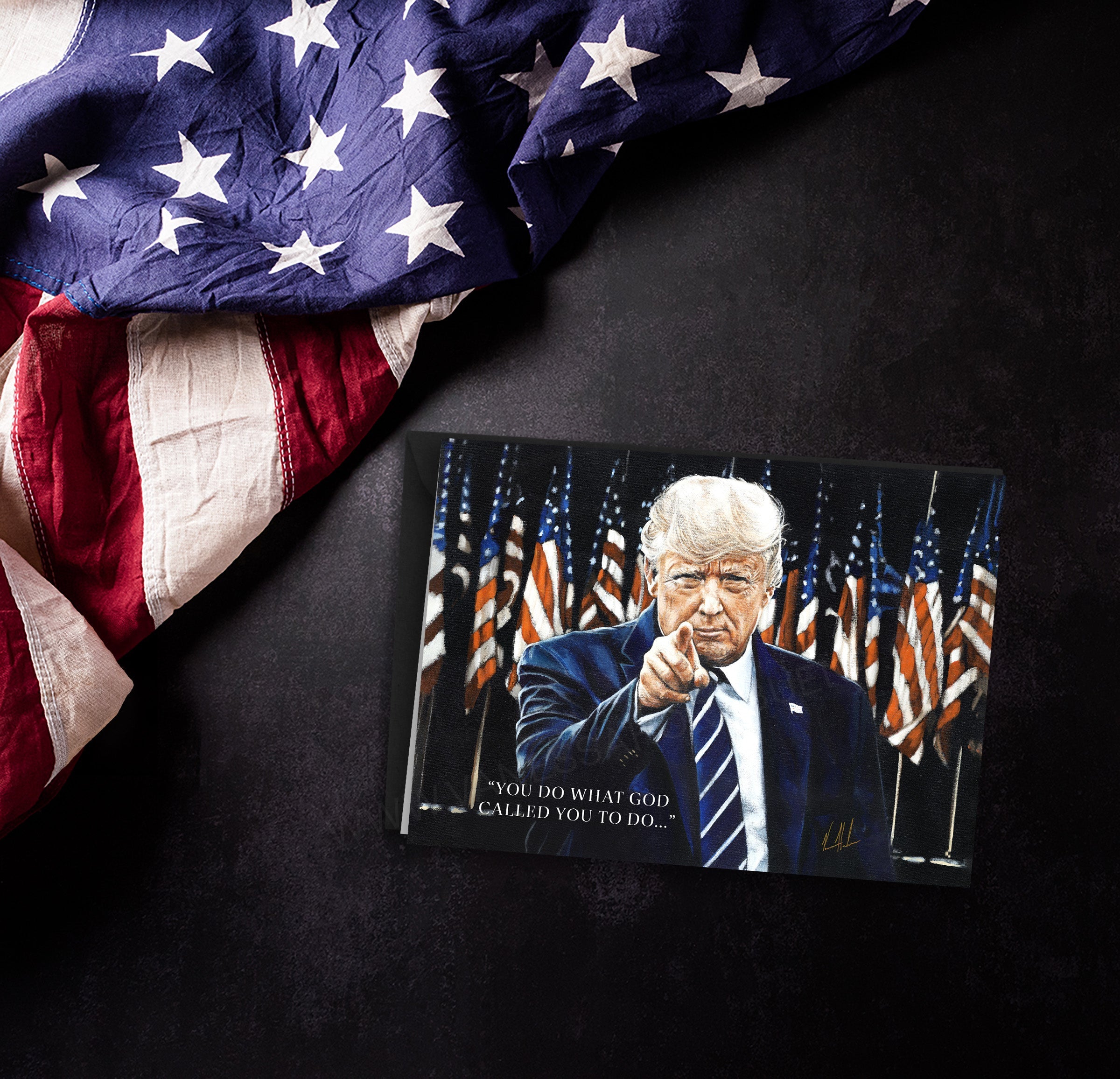 "The Call to Greatness" Greeting Card