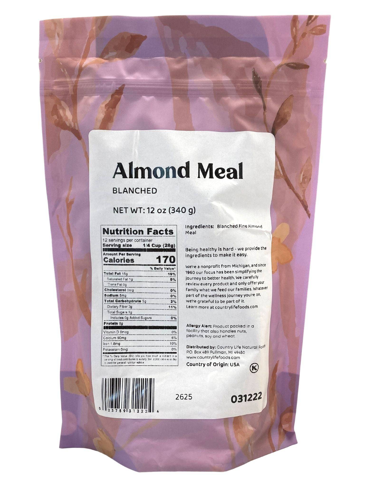 Almond Meal, Fine Ground, Blanched