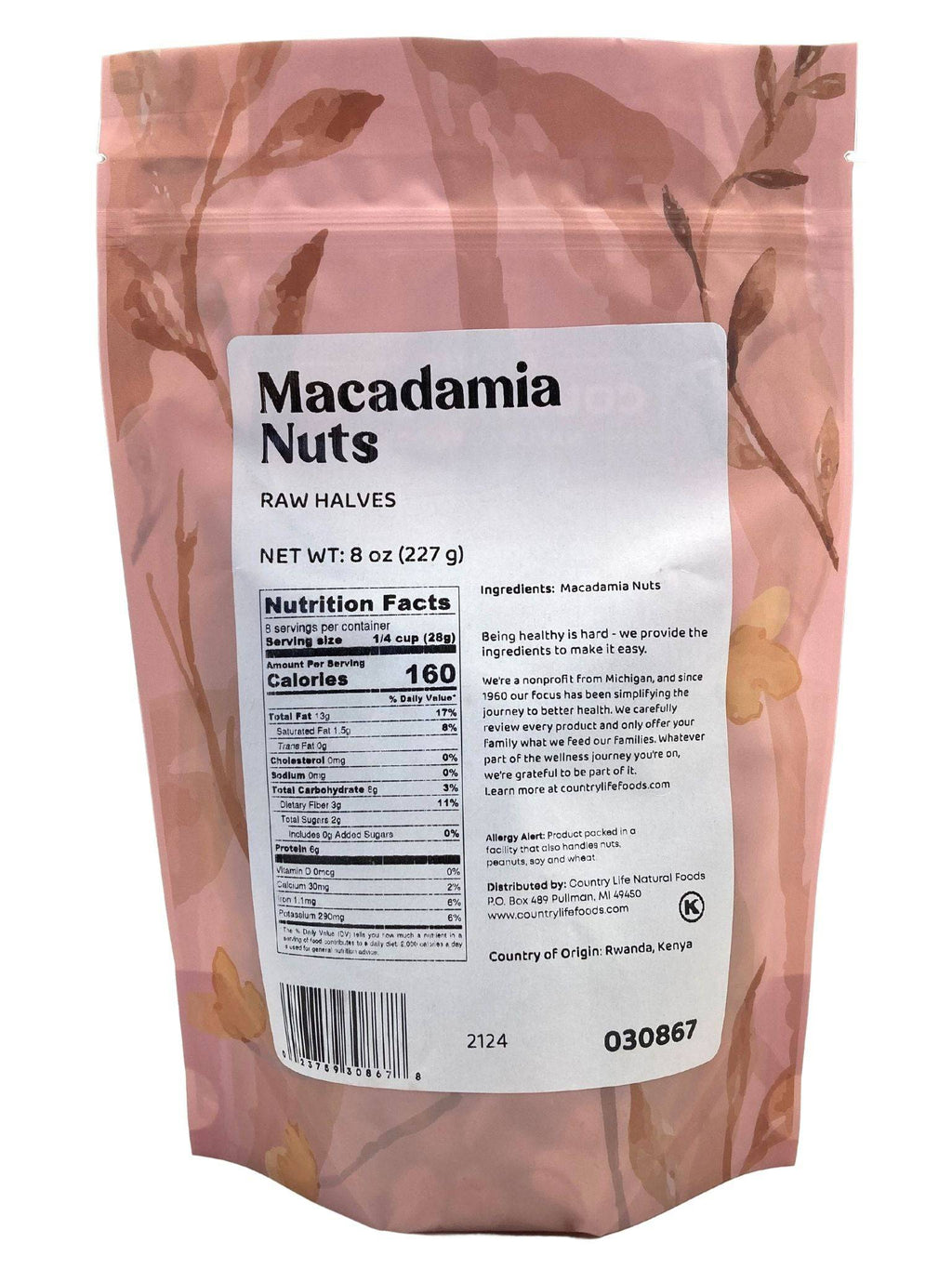 Macadamia Nuts, Halves