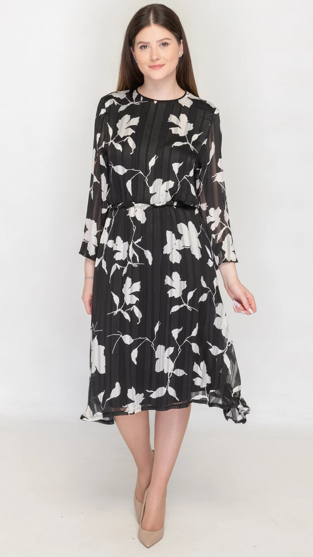 Cinched Waist Dress