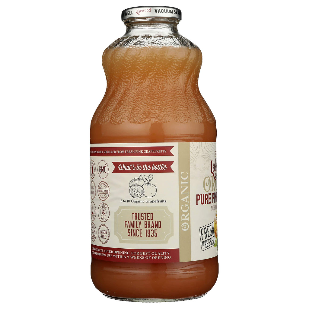 Grapefruit Juice, Organic, Lakewood
