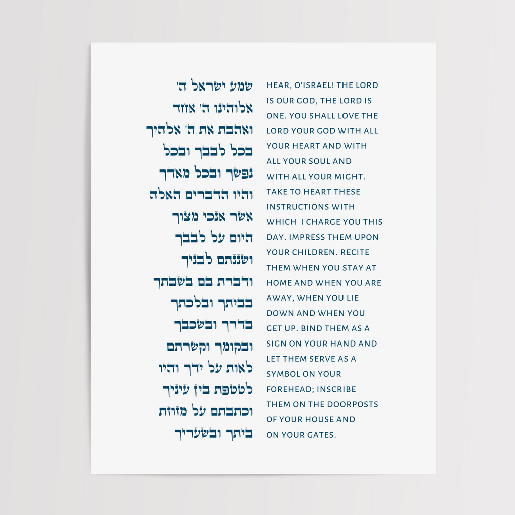 The Shema - Deuteronomy 6:4-9